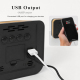 Réveil LED De Bureau Avec Veilleuse Latérale Écran Dimmable Et Sortie USB 5V Affichage Date Jour Et Secondes - www.yonis-shop...