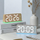 Réveil Numérique LED De Chevet Avec Alarme Lumière Ambiante Date Température Et 3 Niveaux De Luminosité - www.yonis-shop.com