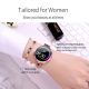 Montre Connecté Femme Élégante Ecran LCD 1,08 Pouce Smartwatch Cardio Sommeil - www.yonis-shop.com