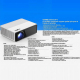Videoprojecteur LED Ultra HD 4K Android 9.0 - 6000 Lumens 15000:1 Contraste - www.yonis-shop.com