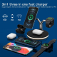 Chargeur Sans Fil Magnétique 3 En 1 Avec Lumière LED Pour Téléphones Apple Watch Et AirPods Puissance 25W - www.yonis-shop.com
