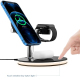 Chargeur Sans Fil Magnétique 3 En 1 Avec Lumière LED Pour Téléphones Apple Watch Et AirPods Puissance 25W - www.yonis-shop.com