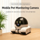 Caméra De Surveillance Pour Animaux Chiens Et Chats À Double Objectif Orientable À Distance Vision Nocturne Couleur 2MP - www...