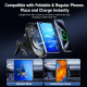Support De Téléphone Voiture Chargeur Sans Fil 15W À Pince Automatique Rotation 360° Pour Grille D’Aération - www.yonis-shop.com