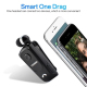 Écouteurs Bluetooth Anti-vol Avec Câble Rétractable Rappel De Vibration Réduction De Bruit Longue Autonomie - www.yonis-shop.com