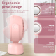Ventilateur De Bureau Avec Miroir De Maquillage Rechargeable 5400 mAh Lumière Tamisable Et Oscillation Automatique - www.yoni...