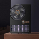 Ventilateur De Bureau 2 En 1 Anti Moustiques Avec Piège UVA Grille 2000 V 5 Vitesses Et Affichage LED USB C - www.yonis-shop.com