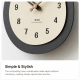 Horloge Murale Ovale En Bois De Noyer À Pendule Oscillante Grande Taille Silencieuse Et Décorative - www.yonis-shop.com
