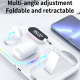 Chargeur Sans Fil 3 en 1 Rapide Avec Lumière Ambiance RGB et Horloge Pour Smartphone iWatch et AirPods - www.yonis-shop.com