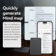 Enregistreur Vocal IA Pour Réunions Transcription Et Traduction En 189 Langues Résumés Automatiques 128 Go - www.yonis-shop.com