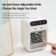 Rafraîchisseur D’Air De Bureau Avec Brumisation Réservoir 500 Ml Et Batterie 1800 Mah - www.yonis-shop.com