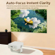Vidéoprojecteur LED Compact Home Cinéma Full HD 1080p Android 13 WiFi 6 Auto Focus Support 4K Rotation 180° - www.yonis-shop.com