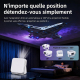 Vidéoprojecteur LED Compact Home Cinéma Full HD 1080p Android 13 WiFi 6 Auto Focus Support 4K Rotation 180° - www.yonis-shop.com