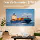 Vidéoprojecteur LED Compact Home Cinéma Full HD 1080p Android 13 WiFi 6 Auto Focus Support 4K Rotation 180° - www.yonis-shop.com