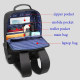 Sacoche Ordinateur Portable Antivol Imperméable Grande Capacité Avec Port USB Taille Compacte Noir - www.yonis-shop.com