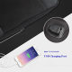 Sacoche Ordinateur Portable Antivol Imperméable Grande Capacité Avec Port USB Taille Compacte Noir - www.yonis-shop.com