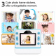Appareil Photo Instantané Pour Enfants 48MP Avec Impression Thermique Noir Et Blanc Filtres Créatifs Vidéo Et Stylo Couleur -...