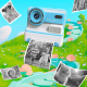 Appareil Photo Instantané Pour Enfants 48MP Avec Impression Thermique Noir Et Blanc Filtres Créatifs Vidéo Et Stylo Couleur -...