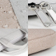 Sacoche Ordinateur Portable Étanche 15.6 Pouces Tissu Jacquard Léger et Résistant Protection Antichoc Rangement Multi-Compart...