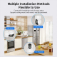 Caméra De Surveillance Intérieure Wi Fi 1080P Vision Nocturne En Couleur Audio Bidirectionnel Détection De Mouvement - www.yo...
