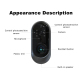 Interphone Vidéo Sans Fil 720P Avec Vision Nocturne Batterie Longue Durée et Surveillance à Distance - www.yonis-shop.com