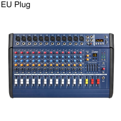 Table De Mixage Amplifiée Professionnelle 12 Canaux Bluetooth 250 W x 2 Avec Effets Numériques Et Enregistrement USB