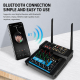 Table De Mixage Bluetooth 4 Canaux Avec Bluetooth 5.0 USB MP3 Et Alimentation Fantôme 48 V - www.yonis-shop.com