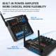 Table De Mixage Bluetooth 4 Canaux Avec Bluetooth 5.0 USB MP3 Et Alimentation Fantôme 48 V - www.yonis-shop.com