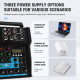 Table De Mixage Bluetooth 4 Canaux Avec Bluetooth 5.0 USB MP3 Et Alimentation Fantôme 48 V - www.yonis-shop.com