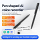 Stylo Enregistreur Vocal IA Pour Réunions Avec Transcription Traduction Multilingue Résumés Automatiques Et 64 Go - www.yonis...