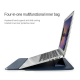 Sacoche Ordinateur Portable Ergonomique 13.3 Pouces Bleu Royal Avec Support Magnétique et Repose-Poignet - www.yonis-shop.com