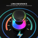 Mini Enceinte Bluetooth Lumineuse RGB Sans Fil Autonomie Longue Durée TWS Basses Puissantes Portable - www.yonis-shop.com