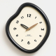 Horloge Murale Décorative Silencieuse À Quartz Design Irrégulier Avec Pendule Et Cadran En Bois composite - www.yonis-shop.com