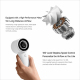 Ventilateur Portable 100 Vitesses Batterie 5000mAh Charge Rapide USB Type-C Affichage LED Haute Définition - www.yonis-shop.com