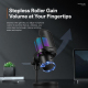 Microphone Condensateur De Bureau À Réduction De Bruit Cardioïde RGB USB Type C 192 KHz 24 Bits Avec Écoute Casque - www.yoni...