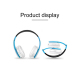 Casque Audio Sans Fil Pliable Sport Stéréo Bluetooth Avec Support Carte TF Couleur Verte - www.yonis-shop.com