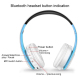 Casque Audio Sans Fil Pliable Sport Stéréo Bluetooth Avec Support Carte TF Couleur Verte - www.yonis-shop.com