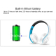 Casque Audio Sans Fil Pliable Sport Stéréo Bluetooth Avec Support Carte TF Couleur Verte - www.yonis-shop.com