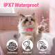 Collier Anti Miaulement Pour Chat Sans Choc Avec Bip Et Vibration Capteur Intelligent Étanche IP65 Rechargeable Type C - www....