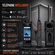Téléphone Durci Avec Talkie Walkie UHF DMR 4 W Android 14 4G Batterie Amovible 5000 mAh - www.yonis-shop.com