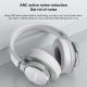 Casque Audio Pliable ANC Réduction de Bruit Bluetooth Sans Fil Gris Autonomie Longue et Charge Rapide - www.yonis-shop.com