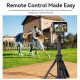 Perche À Selfie Stick Magnétique 2 En 1 Bluetooth 5.0 Avec Trépied Et Télécommande 9 Heures D’Autonomie - www.yonis-shop.com
