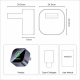 Adaptateur Sans Fil CarPlay Et Android Auto 2 En 1 Pour Connexion USB Filaire Plug And Play Compact 1080P USB-A USB-C - www.y...