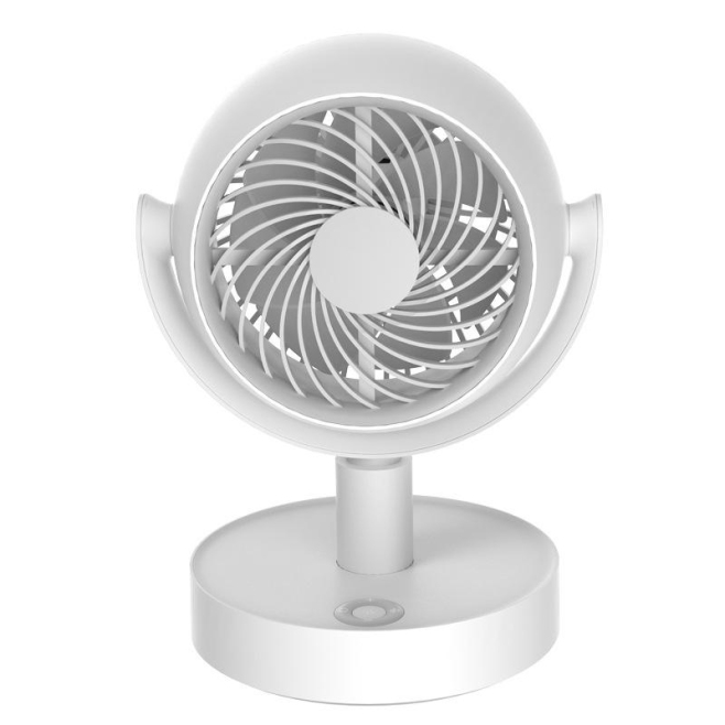 Ventilateur De Circulation D’Air À Batterie Pour Bureau Silencieux 4000 mAh Moteur Brushless Rotation 115° Trois Vitesses - w...