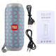 Enceinte Bluetooth Portable Avec Micro Intégré Appels Mains-Libres Carte TF AUX FM Portée 10m - www.yonis-shop.com