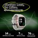Montre Connectée GPS Robuste Avec Suivi Cardiaque Et Oxygène Intégré Écran IPS 1.75 Pouces Étanche Et Autonomie Longue Durée ...
