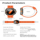 Montre Connectée Écran Couleur 1.46 Pouces Bluetooth Appel Surveillance Santé Longue Autonomie - www.yonis-shop.com