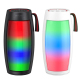 Enceinte Bluetooth 5W Puissante Basses Profondes Son Live Éclairage RGB Autonomie 90 Min TWS Portable - www.yonis-shop.com