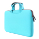 Sacoche Ordinateur Portable 15.6 Pouces Design Élégant Avec Poignée Cachée Matériau Respirant Et Poche Externe Pour Accessoir...