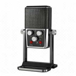 Microphone Condensateur USB Pour ASMR Enregistrement Streaming 4 Directivités Monitoring Casque Effet Réverbération